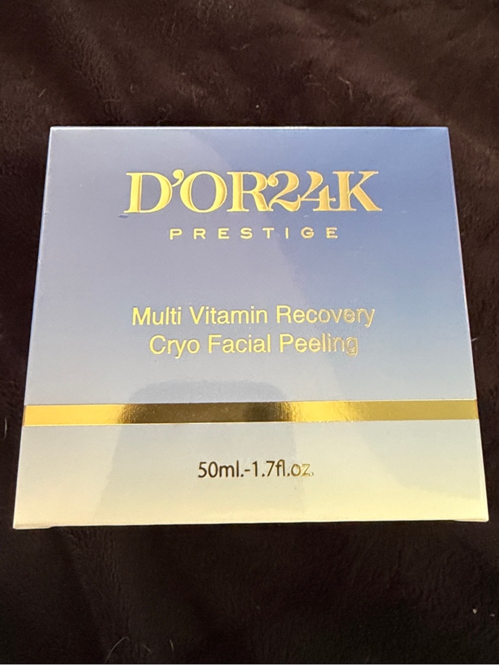 D'OR24K Prestige Multi Vitamin Recovery Cryo Peel - Blue & Gold